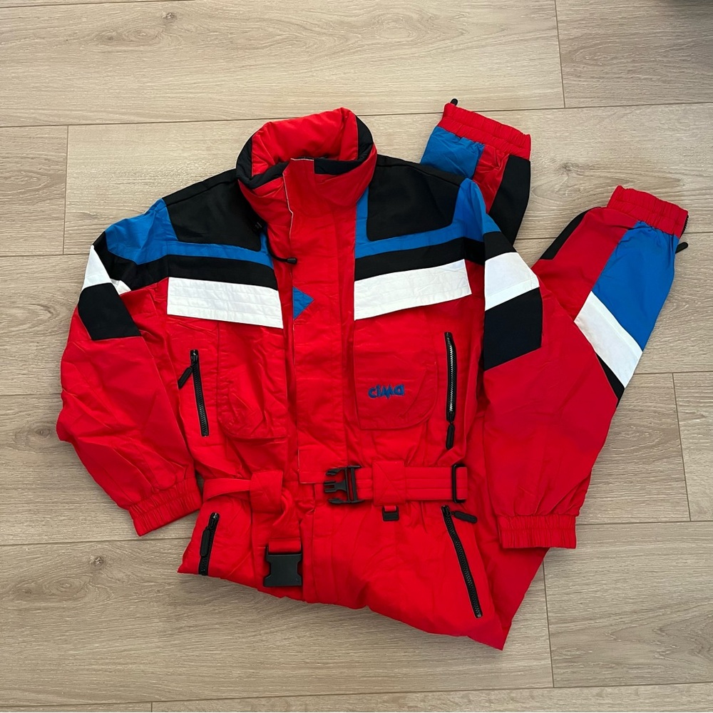 Cima Skiwear Vintage Ski Suit NWT Size Medium